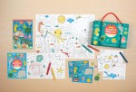 Naklejki, malowanki, łamigłówki z 5 kredkami - Pod wodą 4+ / Mudpuppy