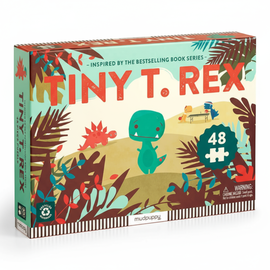 Puzzle Tiny T.rex 48 elementów 3+ / Mudpuppy
