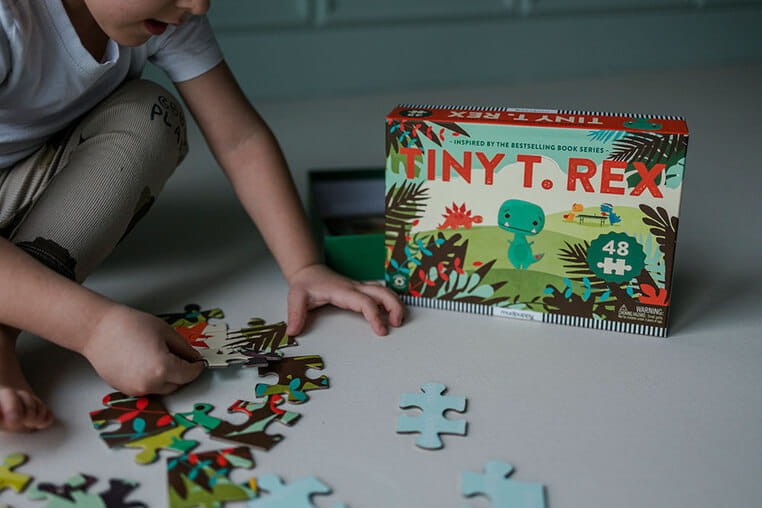 Puzzle Tiny T.rex 48 elementów 3+ / Mudpuppy