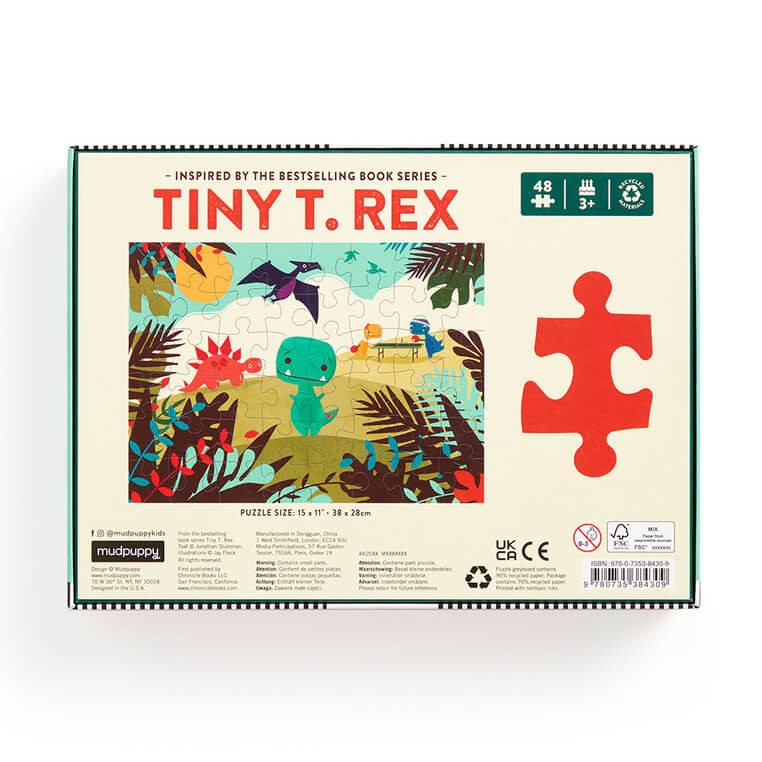 Puzzle Tiny T.rex 48 elementów 3+ / Mudpuppy