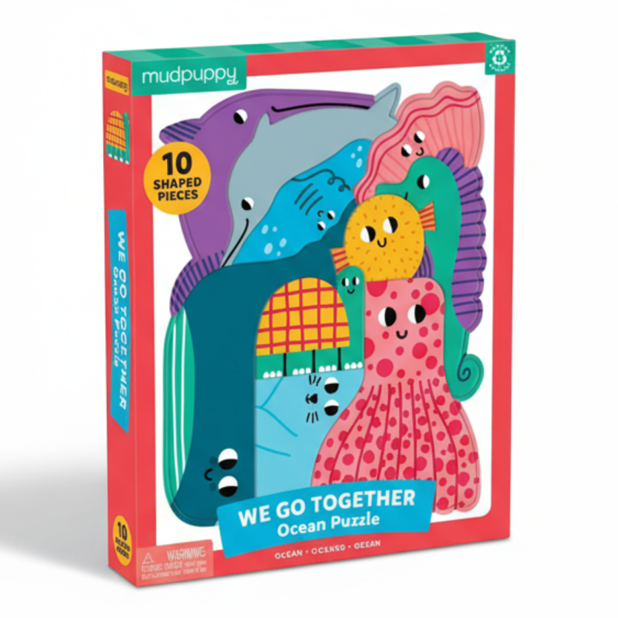 Puzzle układanka Wszyscy razem Ocean 10 elementów 3+ / Mudpuppy