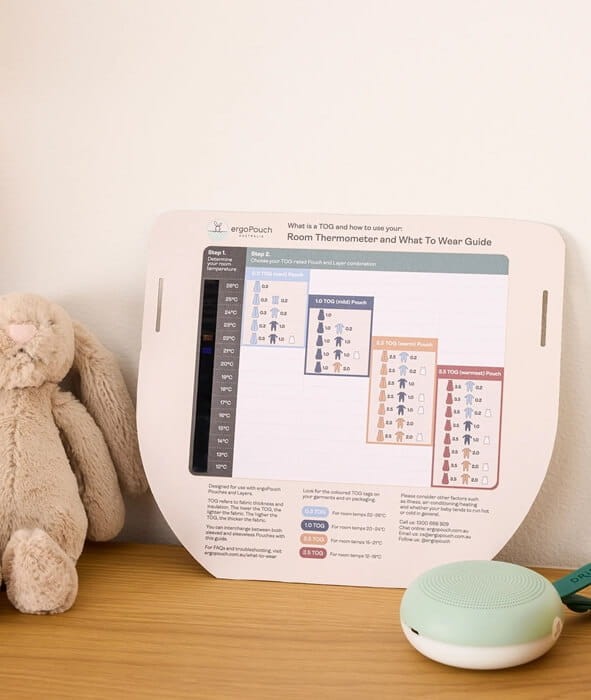 Usypiacz z białym szumem i lampką LED, drift away Sage / ergoPouch