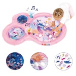 Mata wodna dla niemowląt, wersja maxi - różowa / LUDI