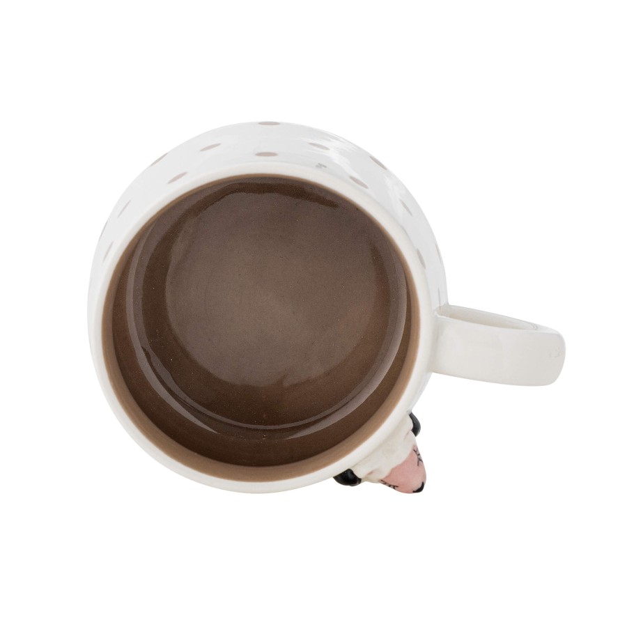 Dziecięcy kubek z kamionki - Dolly, Brown / Bloomingville Mini