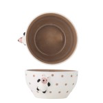 Miseczka dziecięca z kamionki - Dolly, Brown / Bloomingville Mini