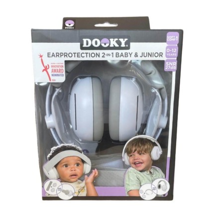 Słuchawki ochronne 2w1 Baby&Junior 0-12 lat / DOOKY Baby