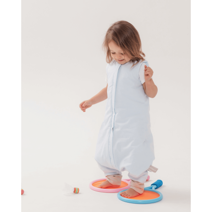 Śpiworek z nogawkami 1.0 TOG - niebieski / piapimo