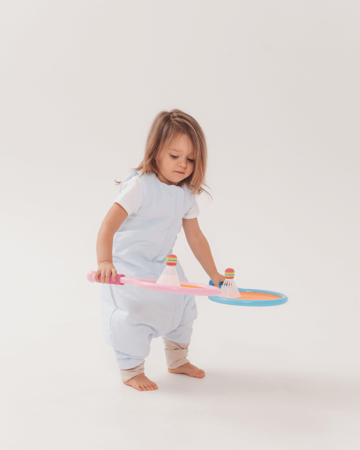 Śpiworek z nogawkami 1.0 TOG - niebieski / piapimo