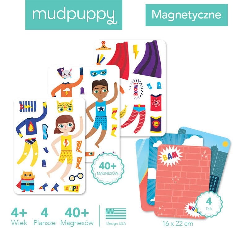 Magnetyczne postacie Super dzieciaki 4+ / Mudpuppy