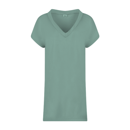 Koszula do spania i karmienia Francesca One Size - szałwiowa / piapimo