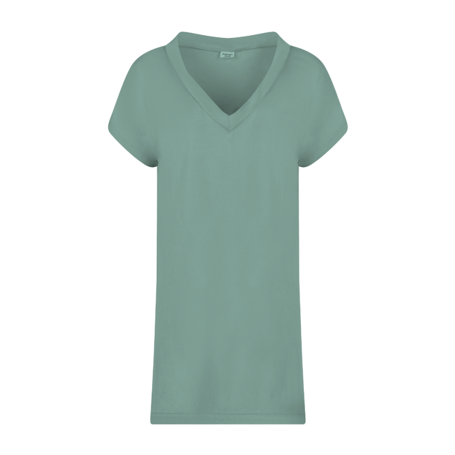 Koszula do spania i karmienia Francesca One Size - szałwiowa / piapimo