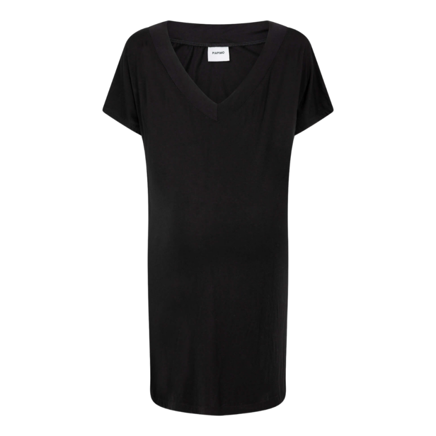 Koszula do spania i karmienia Francesca One Size - czarna / piapimo