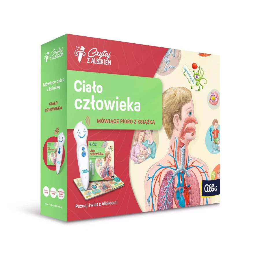 Zestaw Ciało człowieka 5+ / Czytaj z Albikiem