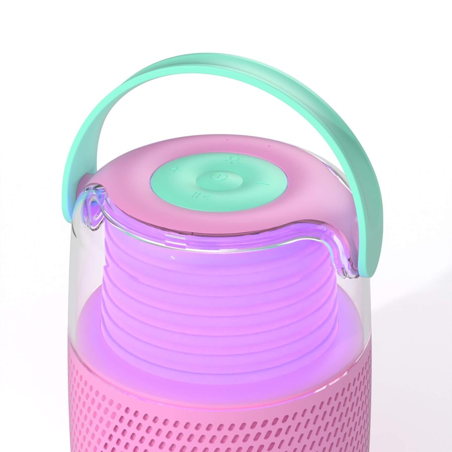 Zestaw do karaoke z głośnikiem - różowy / MOB