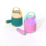 Zestaw do karaoke z głośnikiem - różowy / MOB