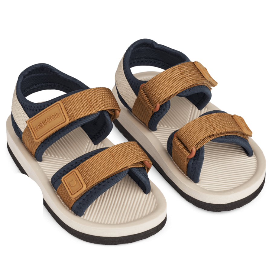 Sandały z paskami Monty - golden caramel mix / Liewood