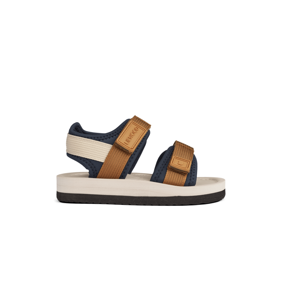 Sandały z paskami Monty - golden caramel mix / Liewood