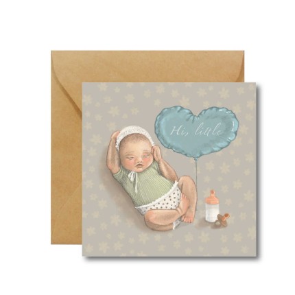 Kartka na narodziny / Hi Little