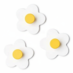 Wieszaki flower white, 3 szt. / Kid's Concept