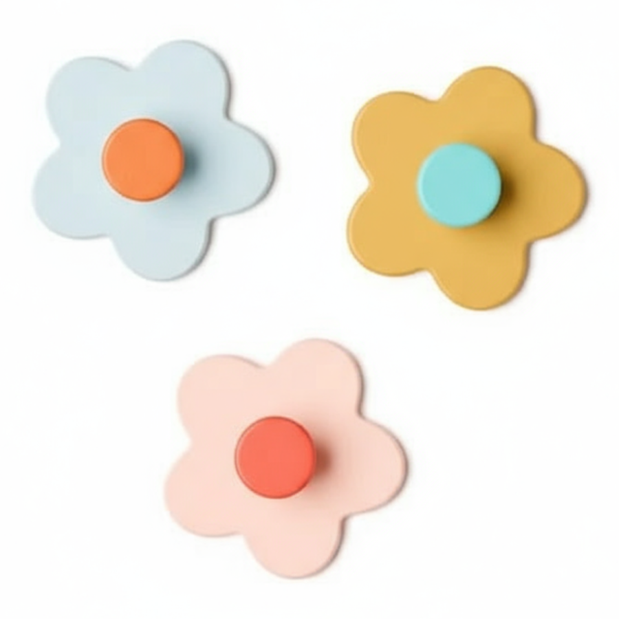 Wieszaki flower mix, 3 szt. / Kid's Concept