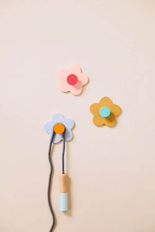 Wieszaki flower mix, 3 szt. / Kid's Concept