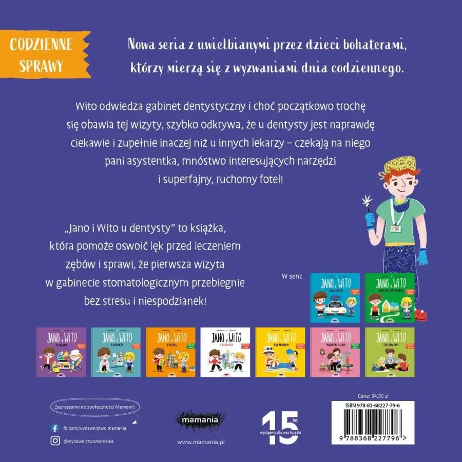 Jano i Wito u dentysty / Wydawnictwo Mamania