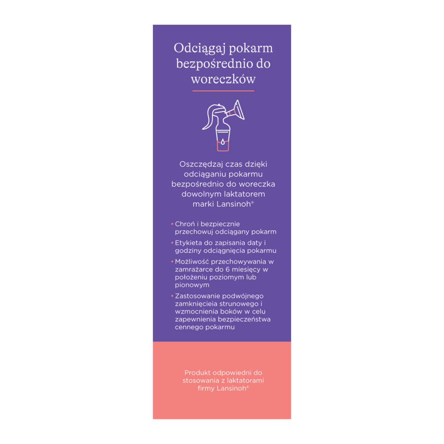 Woreczki na pokarm 25 szt. / Lansinoh