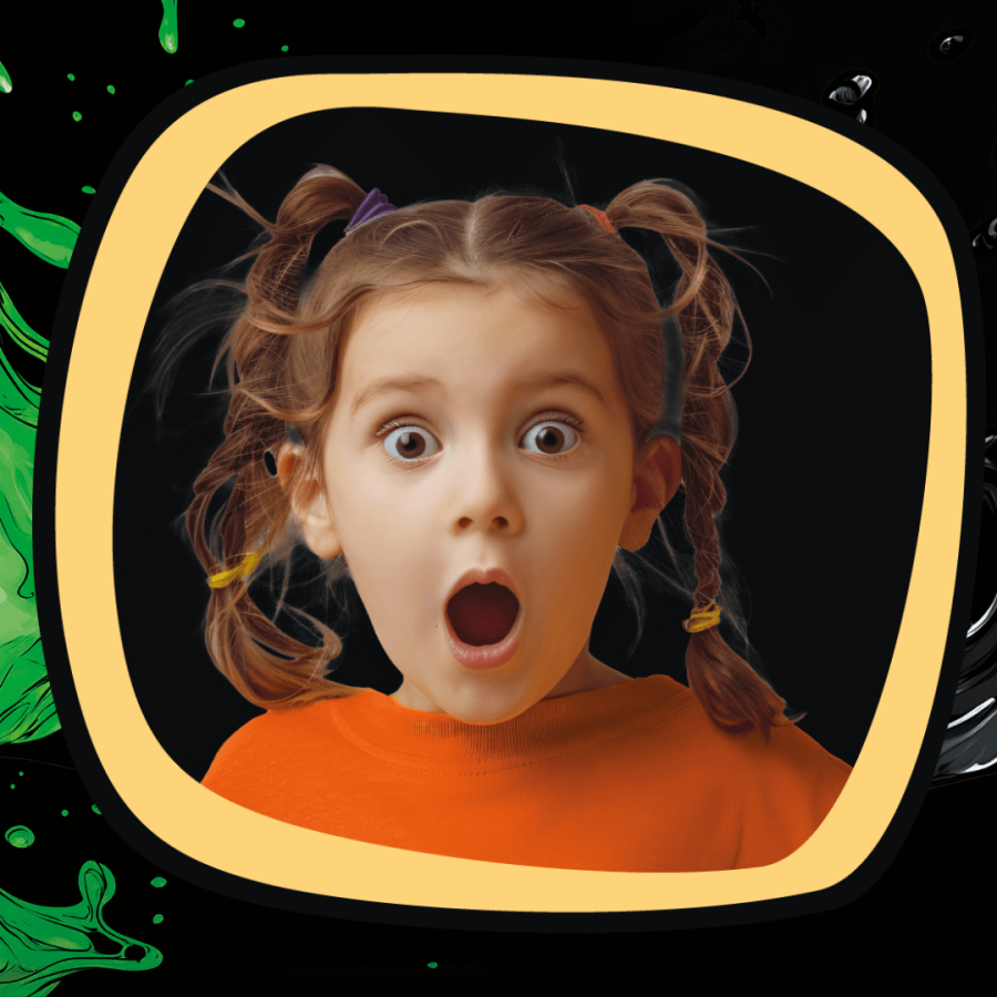 Jiggly Slime Fluo Glow - pomarańczowy, 430g / Tuban