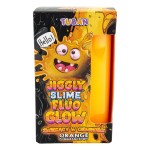 Jiggly Slime Fluo Glow - pomarańczowy, 430g / Tuban