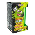 Jiggly Slime Fluo Glow - zielony, 430g / Tuban