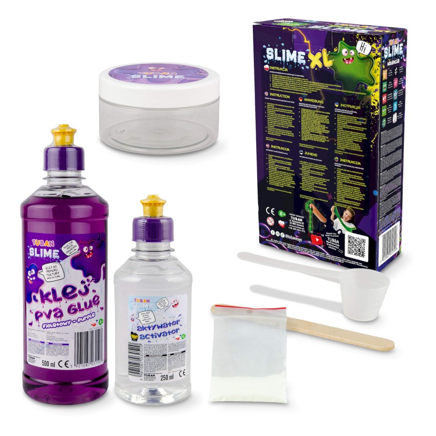 Zestaw DIY Slime - świecący w ciemności XL / Tuban