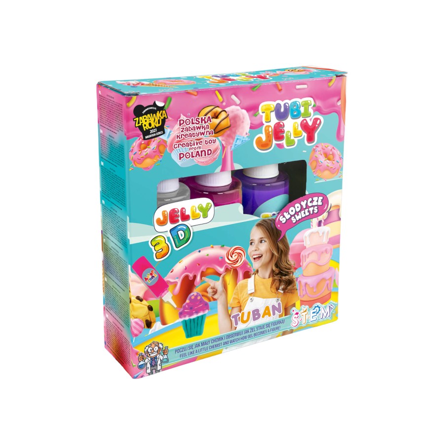 Zestaw Tubi Jelly 3 kolory - słodycze / Tuban