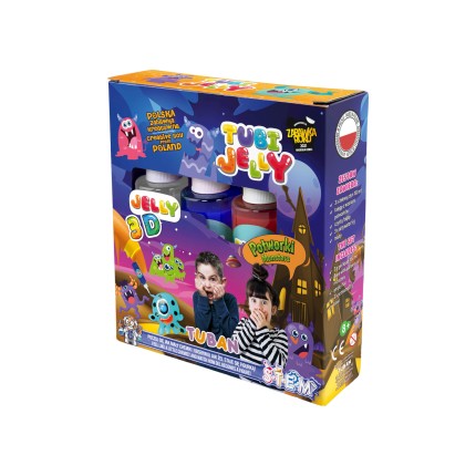 Zestaw Tubi Jelly 3 kolory - potworki / Tuban