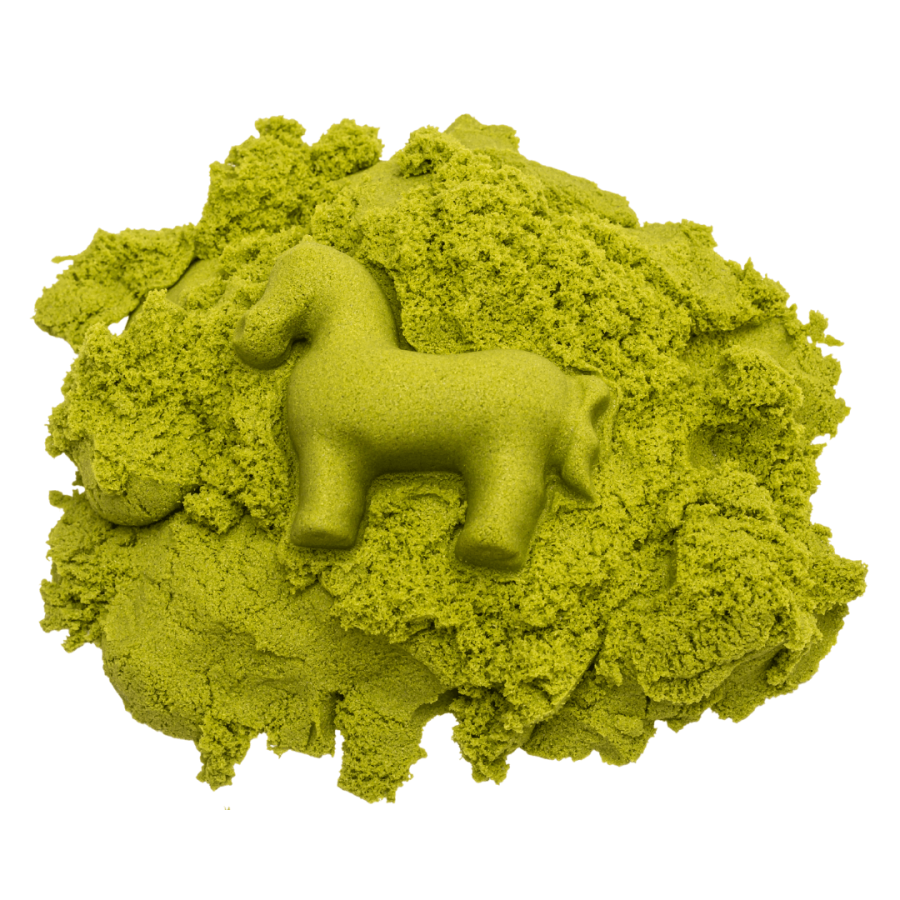 Piasek Dynamiczny - zielony, 1 kg / Tuban