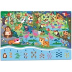 Puzzle 123 – MATEMATYCZNE puzzle dla najmłodszych – DŻUNGLA / Ludattica