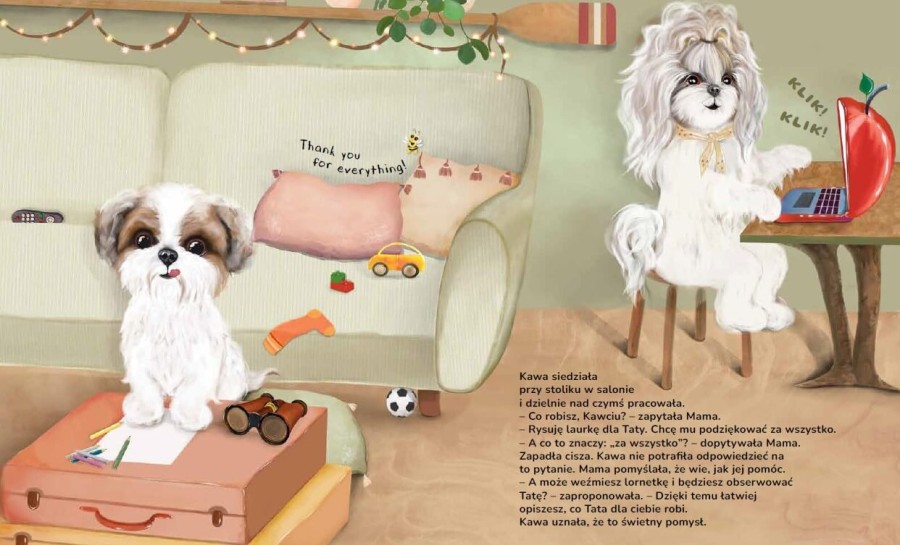 Książka "Kawa obserwuje tatę" / Neverending store Anna Załęcka