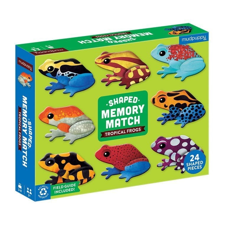 Gra Memory Tropikalne żaby 24 elementy 3-8 lat / Mudpuppy