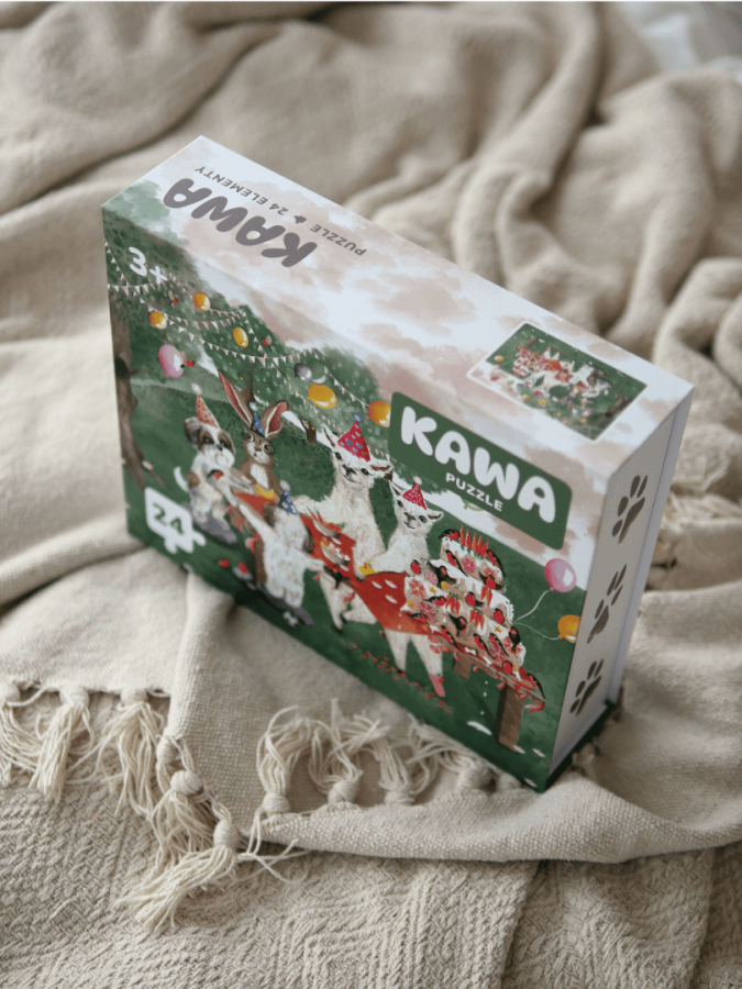Puzzle XL prezentowe 24 elementy "Urodziny" / Neverending store Anna Załęcka