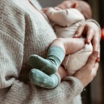 Skarpetki dla noworodków i wcześniaków Stay-on-Socks Newborn, Pale Green / KipKep