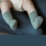 Skarpetki dla noworodków i wcześniaków Stay-on-Socks Newborn, Pale Green / KipKep