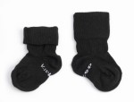 Skarpetki niemowlęce Stay-on-Socks, Black Stripes / KipKep