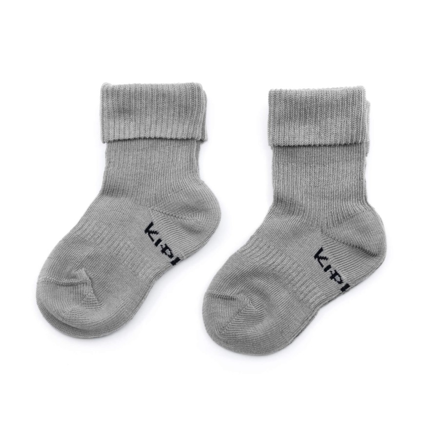 Skarpetki niemowlęce Stay-on-Socks, Grey / KipKep