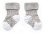 Skarpetki niemowlęce Stay-on-Socks, Grey / KipKep