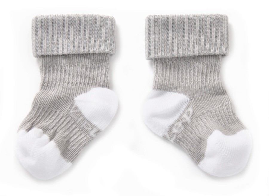 Skarpetki niemowlęce Stay-on-Socks, Grey / KipKep