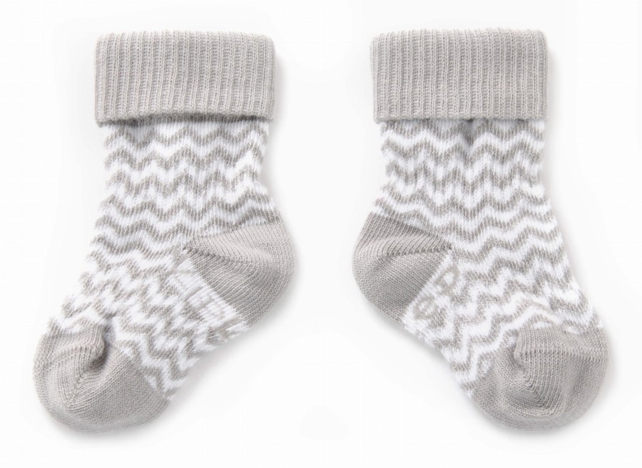 Skarpetki niemowlęce Stay-on-Socks, Grey / KipKep