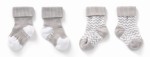 Skarpetki niemowlęce Stay-on-Socks, Grey / KipKep