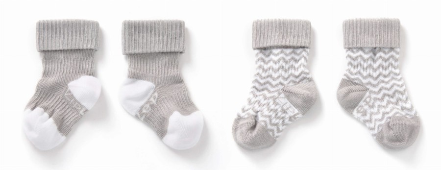 Skarpetki niemowlęce Stay-on-Socks, Grey / KipKep