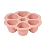 Silikonowy pojemnik do mrożenia duży 6 x 150 ml Old pink / Beaba