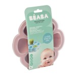 Silikonowy pojemnik do mrożenia duży 6 x 150 ml Old pink / Beaba