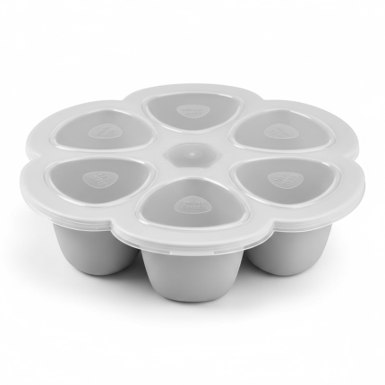 Silikonowy pojemnik do mrożenia 6 x 90 ml Light mist / Beaba